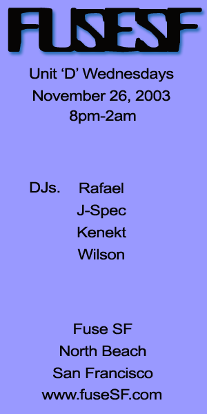 Unit D Wednesdays - Join us for our season finale: December 17, 2003
